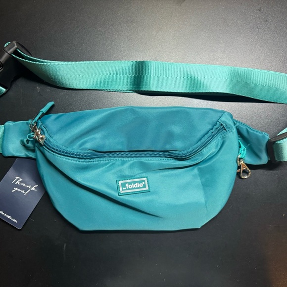 The Foldie crossbody 2024 version-TEAL - Picture 1 of 3